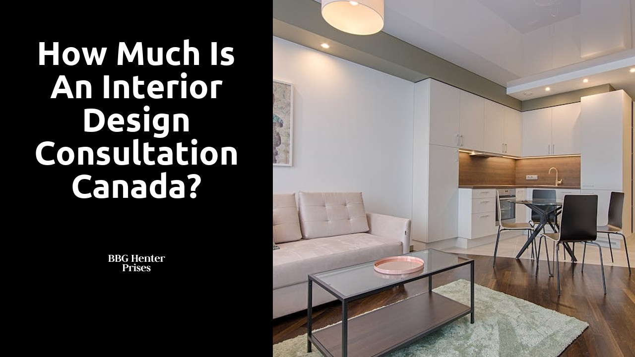 How much is an interior design consultation Canada?
