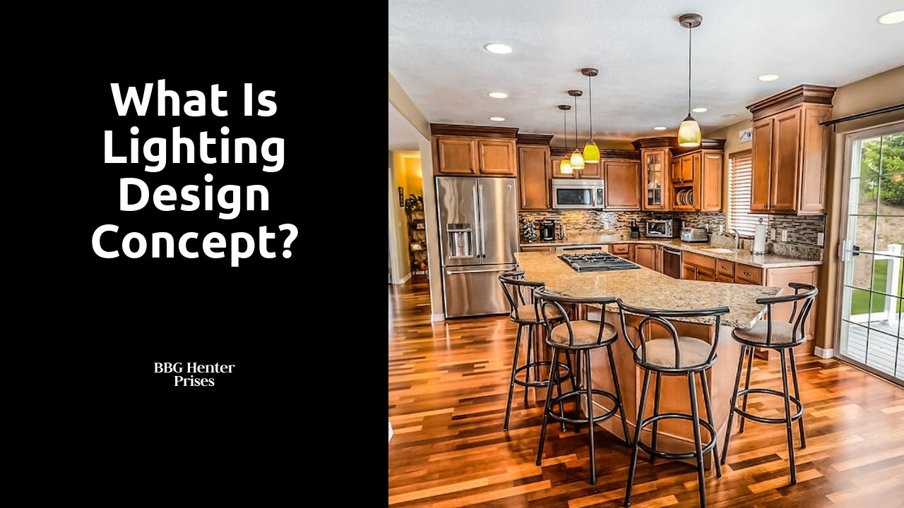 What is lighting design concept?
